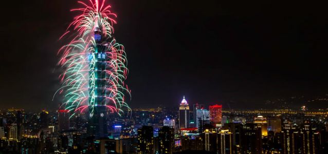 Taipai 101 Countdown Fireworks